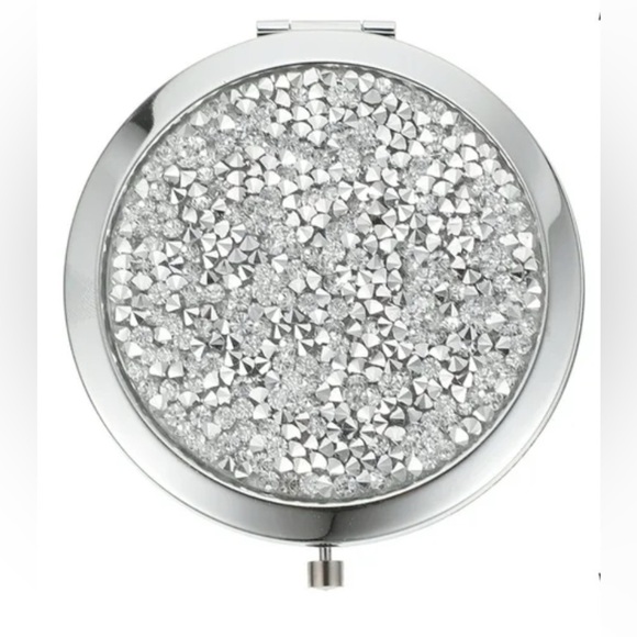 🩶Silver Glitter Compact Mirror/NIP🩶 - Picture 1 of 6